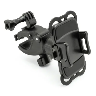Hot Selling Bike Motorcycle Phone Mount Holder 360 Degree Rotation POM Plastic for 4-7 Inch Cell Phones Bicycle Golf Cart