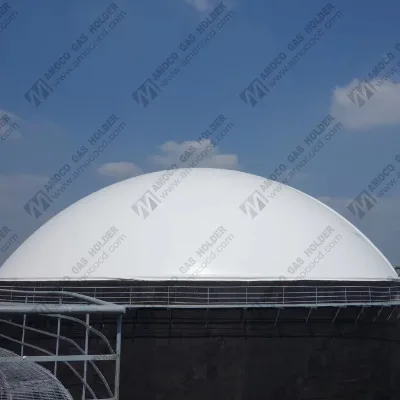 Self-Designed Double Membrane Biogas Storage Domes Customizable for Optimal Biogas Storage Solution