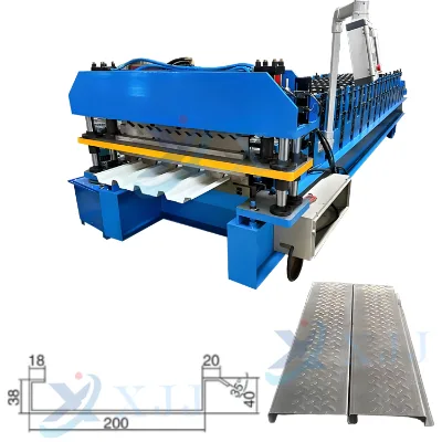 Automatic PLC Control Floor Decking Galvanized Steel Sheet Tile Making Machine Spain Floor Tile Making Machine Price