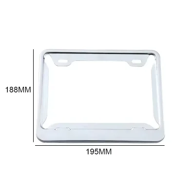 Carbon Fiber Motorcycle License Plate Frame Holder Black Metal Aluminum Slim Design with Stainless Steel Screws No Reviews yet