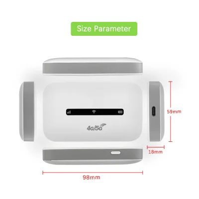 4G Router Portable LTE Wireless Router TYPE-C 4G MiFi SIM Card WiFi High-Capacity Battery