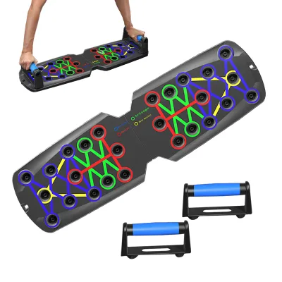 Fitness Abdominal Muscle Training Equipment Anti-slip Grips Strong Push up Handles Board