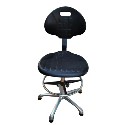 Detall-Anti Static Comfortable Height Adjustable PU Foam Lab Factory ESD Chair for Sale