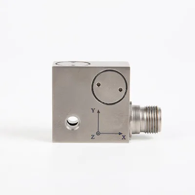 DK-37A23F100 Stainless Steel 3 Axis Iepe Accelerometer Collision Monitoring Triaxial Accelerometer