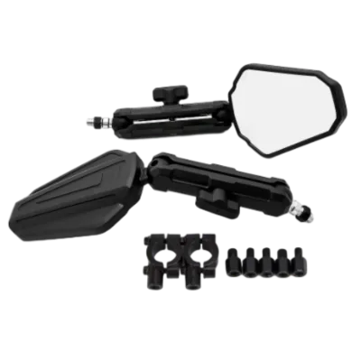 New Hot Sale Foldable Aluminum ADV Adventure off Road Adjustable Side Mirror Universal Folding Motorcycle Front View Mirror