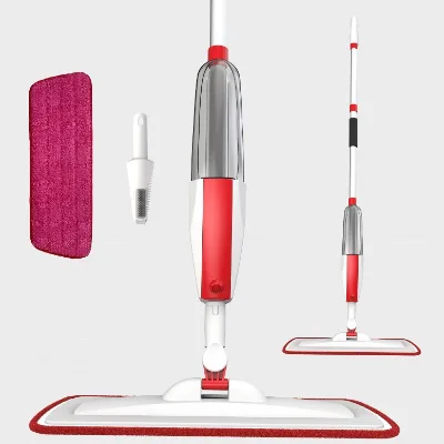 Wholesale Spray Mop Telescoping Handle Microfiber Fabric Home Use Disinfects Wooden Floors Hands-free Washing