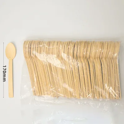 Portable Full Biodegradable and Compostable Bamboo Barbecue Cutlery Wooden Cutlery Sets with Case