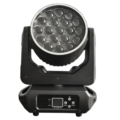 Zoom Moving Head Stage Light 19*15W LED Moving Beam Effect Light