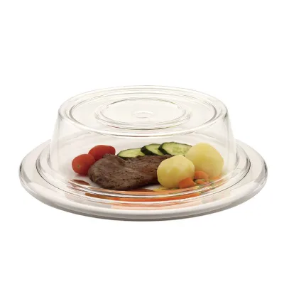 11 inch Crystal clear dish cover plate reusable pie plate plastic food covers