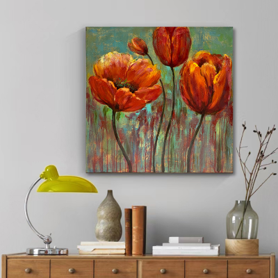 Elevate Your Decor with Handmade Pop Art Painting Good Vibes in Stunning Acrylic Paintings and Wall Arts