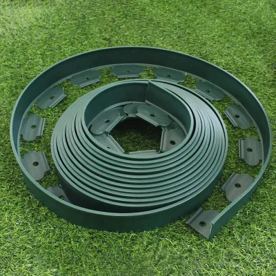Cost Effective Lightweight Weatherproof Plastic Lawn Edging No Dig Maintenance Free Garden Border Strip for Yard Design