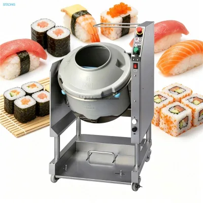 Fully Automatic Sushi Rice Mixer Rice Vinegar Mixing Machine Sushi Vinegar Mixer for Sushi Bar