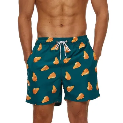2025 Best-Selling Good Quality Polyester Casual Swim S-6XL Size Trunks Quick-Dry Stretchable Anti-Sand Custom Logo Drawstring