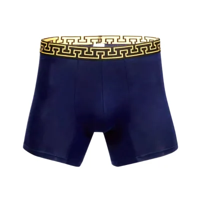 OEM Fashion Custom logo Underpants and Boxers Men's Long Bamboo Boxer Custom Printed Boxer Brief