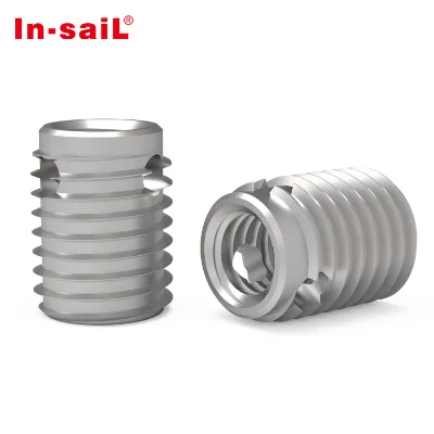 China Fastener Manufacturer In-saiL Stainless Steel Flanged Self Tapping Thread Inserts for Aluminium