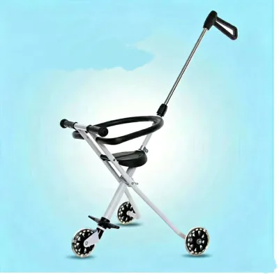 JXB China Factory Metal Frame Collapsible Ultra-light Baby Buggy with Adjustable Pedal
