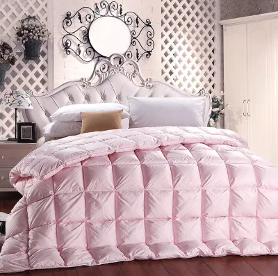 King Size Luxury 100% Cotton Cover Comfort Hotel Down Duvet