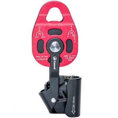 Camnal Aluminum Alloy Portable Lifting Pulley with Self-Locking Feature for Outdoor Climbing and Heavy Object Lifting