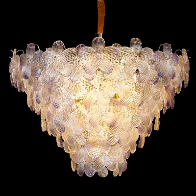 Factory Direct Supply Clear Glass Chandeliers Pendant Light for Wedding Ceiling Decoration Wedding Decoration Lights