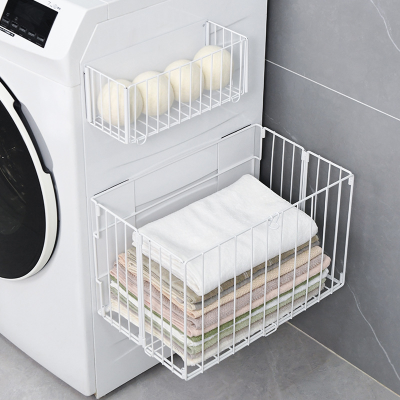 Foldable Laundry Basket Beside Washing Machine Dirty Clothes Storage Rack Folding Household Dirty Clothes Basket
