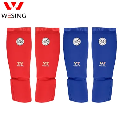 Wesing Custom IFMA Approved Shin Pads Training Latex Muay Thai Shin Guards Muay Thai