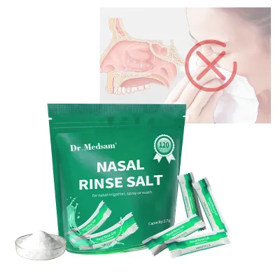 Factory Hot Sale Disposable Small Package 2.7g*120pcs Nasal Rinse Salt for Nasal Irrigation