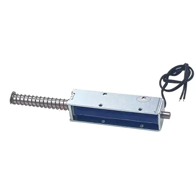 Factory Direct Sale Long Stroke Push Pull Solenoid Linear Iron Compact High Precision for Cabinet Locks
