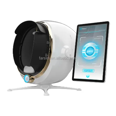 2024 Portable 3D Topography Deep Skin Analyzer 36 Megapixel Camera Facial Skin Analysis Skin Detector With 13 Language System