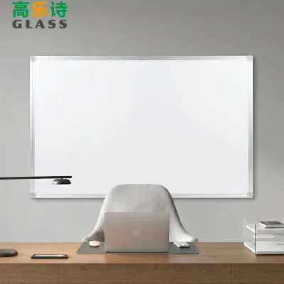 Dry Erase Dual Orientation Small 30x40cm Wall-Mounted Whiteboard Horizontal & Vertical Magnetic Flip Board for Office Classroom