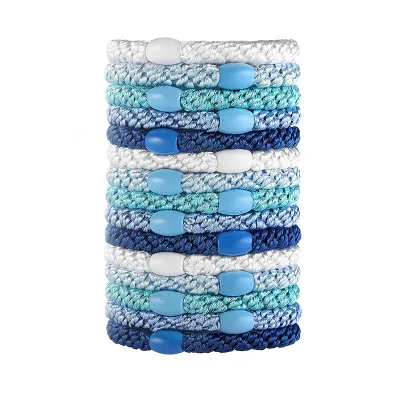 15pcs Ponytail Holders Elastics Hair Bands for Thick Hair for Women Girls Teens No Damage No Crease