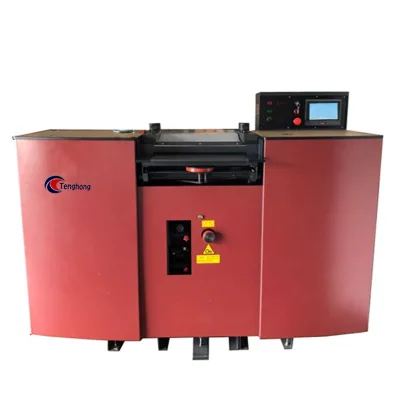 Automatic Leather Skiving Machine New Condition with Core Motor Component PLC Band Knife Leather Splitter Best Price
