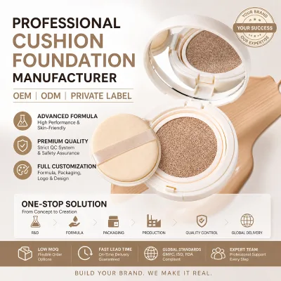 OEM Wholesale Private Label Waterproof Cushion Foundation Custom Moisturizing Air Cushion BB Cream Moisturizing Foundation Conce