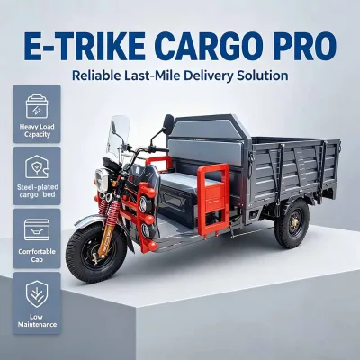 Motocicleta Triciclo Electrico Plegable Todo Terreno Los Mas Comprados Adulto 2000W De 3 Rueda Carga Grande 72V Para Cargas
