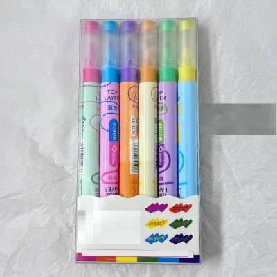 High-quality Color-stacking Highlighters Color-highlighting Markers and Highlighters with High Appearance Standards