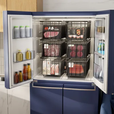 Fridge Organizer, Stackable Refrigerator Organizer Bins