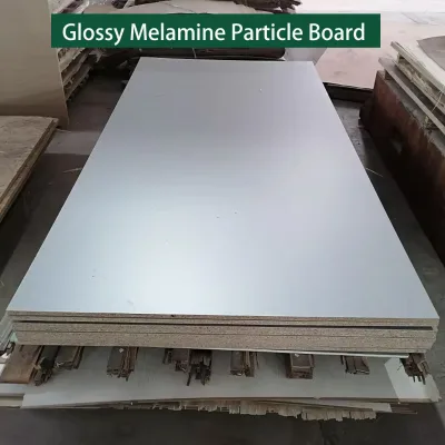 Directly Manufacturer Melamine Particle Board White Chipboard Water Resistant Durable and Corrosion-resistant for Door Designs