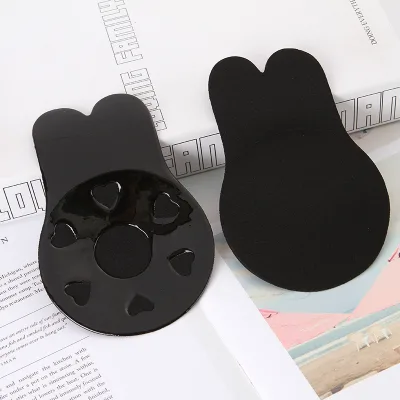 Breast Petals Ladies Sexy Underwear Rabbit Ear Silicone Self Adhesive Push up Bras Invisible Strapless Lifting Nipple Covers