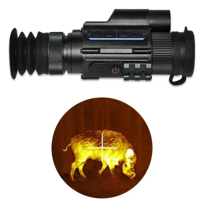 Professional Grade Thermal Imaging Night Vision Monocular with Laser Rangefinder LRF Ballistic Calculator and HD OLED