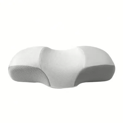 Custom Logo Memory Foam Pillow for Neck and Shoulder Folded Bedding with Good Smell Neck Support Pillow