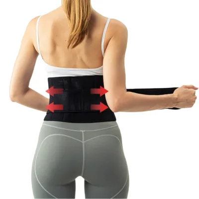 New Design Unisex Double Band Waist Trainer Neoprene Fitness Training Sauna Band Tummy Trimmer Waist Trimmer Belt for Workout