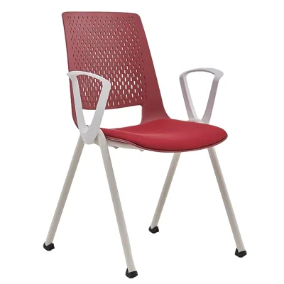 Metal Leg Office Chair Simple Design Mesh Back Modern Craft Office Furniture Visitor Office Chair