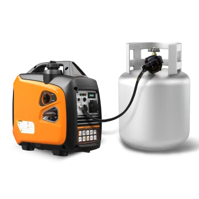 Wholesale 1600/2500Watt Duel Fuel Small Portable Natural Home Gas Generator, NG/LPG Hose Kits