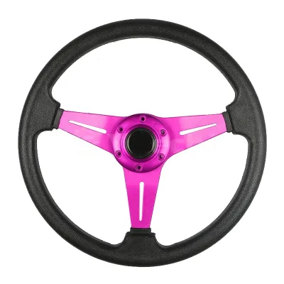 Car Modified Sports Racing Universal Steering Wheel PU Material 14 Inch Fast Racing Brand