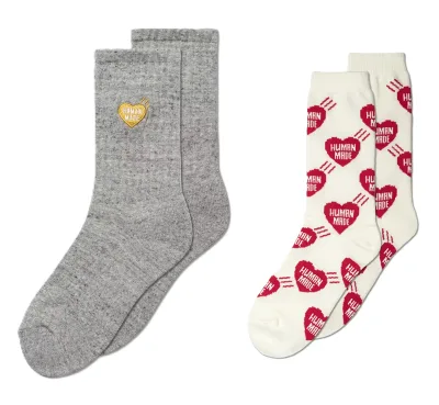 Embroidery Jacquard Heart Socks Winter Warm Socks Women Custom