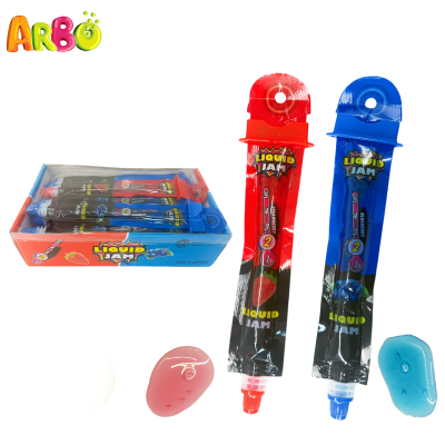 Wholesale Halal Fruit Flavor Liquid Jelly Jam Candy Gel Syrup Liquid Jam