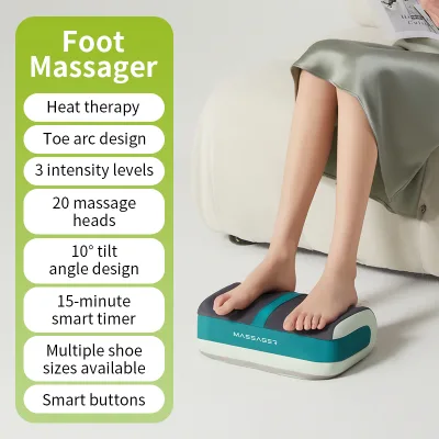 Red Light Therapy Foot Massager with Heat Shiatsu Kneading Foot Spa Machine for Plantar Fasciitis Blood Circulation Pain Relief
