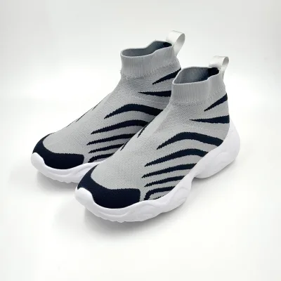 New Men Women's Spring Running Casual Shoes with Flying Knitting Mesh Upper Round Toe PVC Outsole Comfortable Cool Breathable