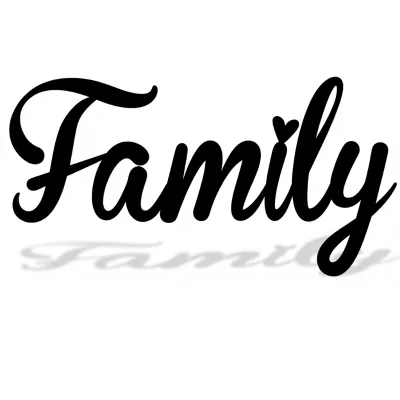 Wooden Wall Decoration Signs for Kitchen Pantry Bathroom & Bedroom-Space Theme Family Sign with Heart Design