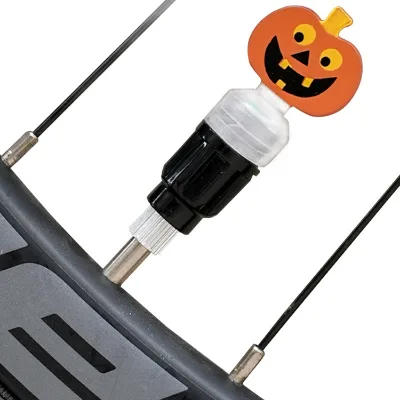 4OEM Mountain Bike Halloween Pumpkin Air Mouth Lapm Road Bike Valve Light Tire Decoration Accessories Cycling Gear