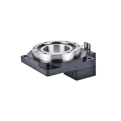130mm Diameter Hollow Rotary Platform Reducer Auto Park Turn Table Rotary Stage Lift Hollow Rotating Platform